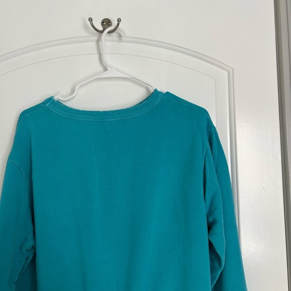 AllSaints Teal Crewneck Sweater size medium - Picture 3 of 9